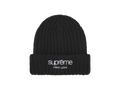 Supreme Chunky Rib Classic Logo Beanie Black
