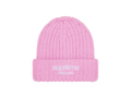 Supreme Chunky Rib Classic Logo Beanie Pink