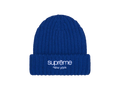Supreme Chunky Rib Classic Logo Beanie Royal