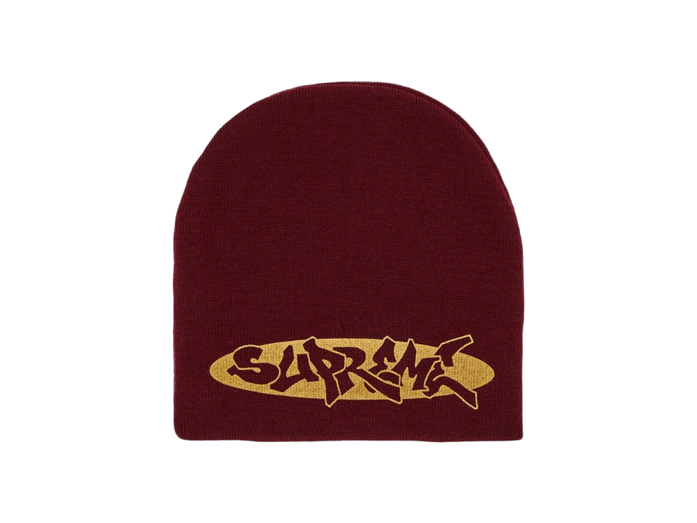 Supreme New World Order Beanie Cardinal