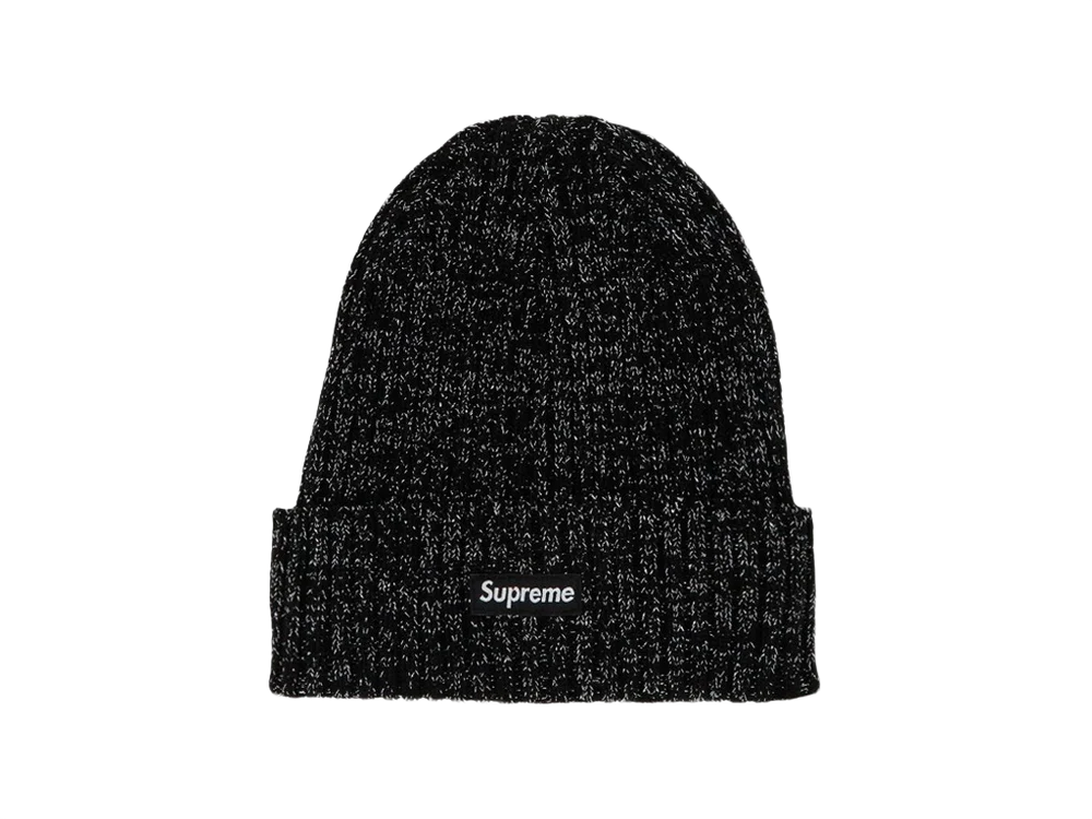 Supreme Overdyed Beanie (SS25) Metallic Black