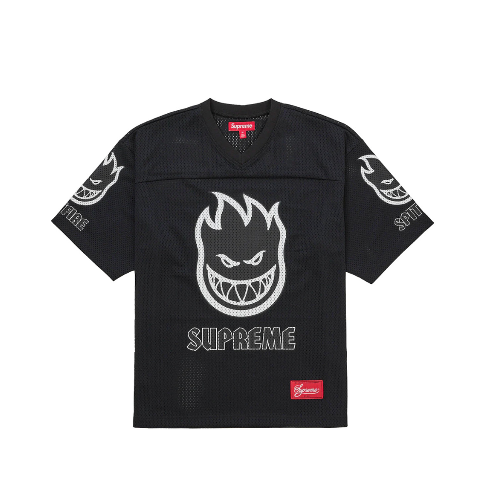 Supreme Spitfire Football Jersey Black – hlavní pohled | Purekickz