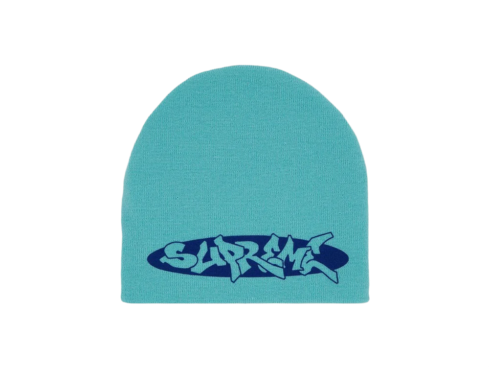 Supreme New World Order Beanie Light Teal
