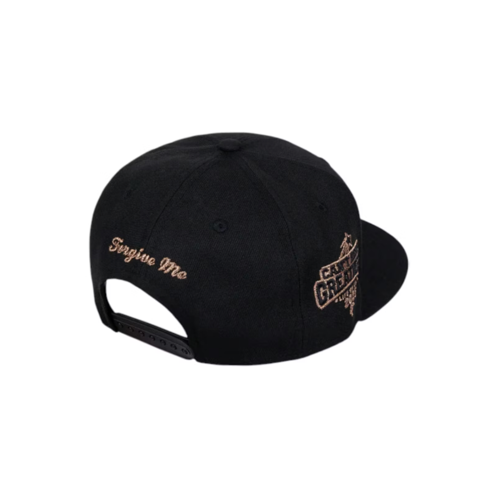 Syna x New Era 9Fifty Snapback Cap Black/Rose Gold – boční pohled | Purekickz