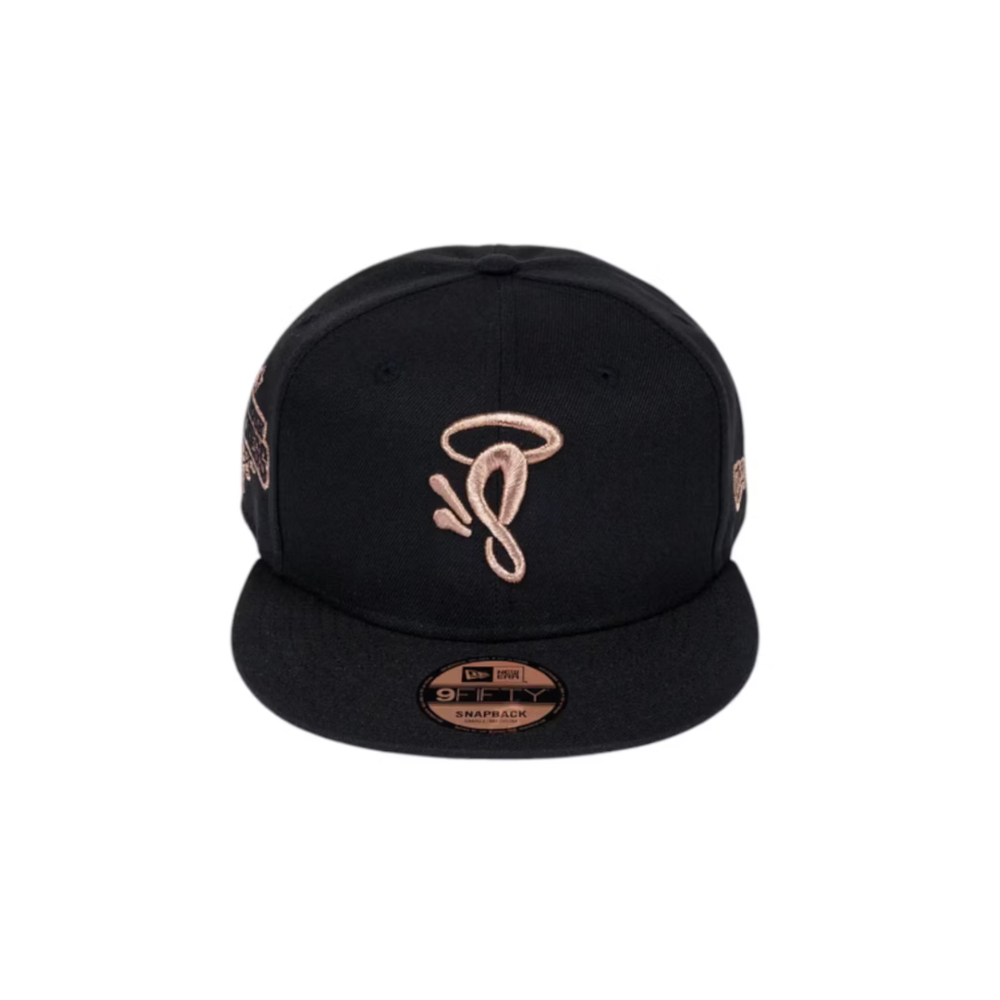Syna x New Era 9Fifty Snapback Cap Black/Rose Gold