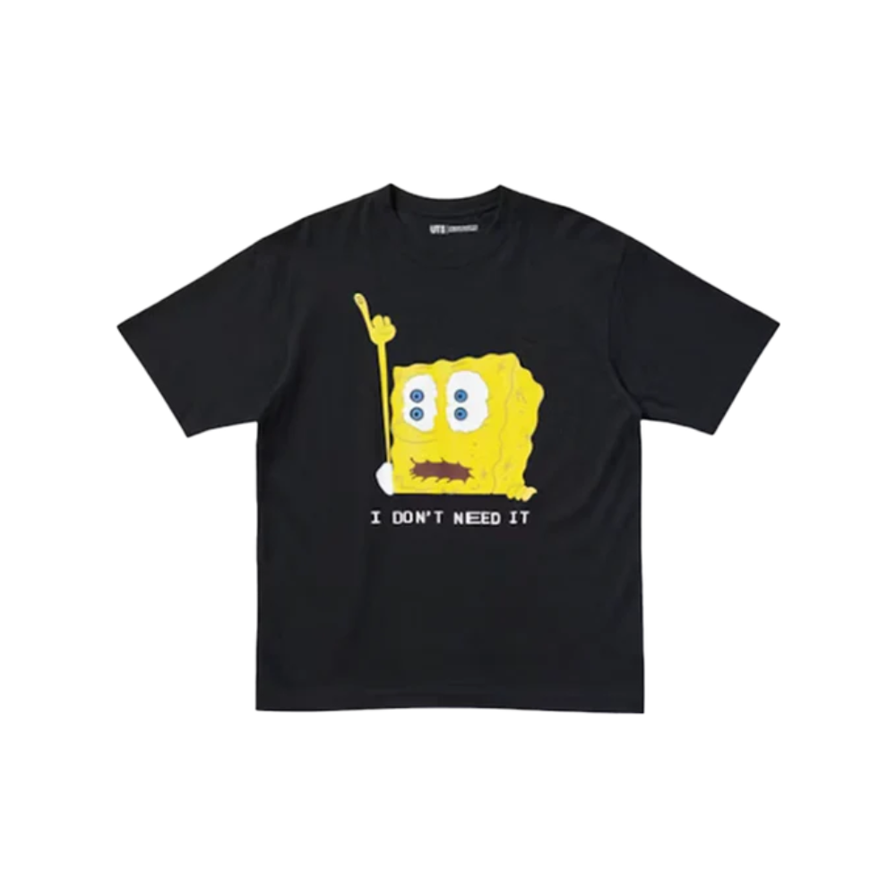 Uniqlo x CPFM Spongebob Squarepants UT Graphic T-Shirt Black – hlavní pohled | Purekickz