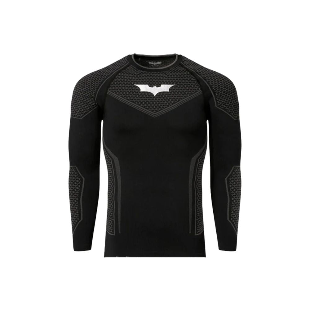 Youngla X Batman Compression L/S Tee Black – hlavní pohled | Purekickz