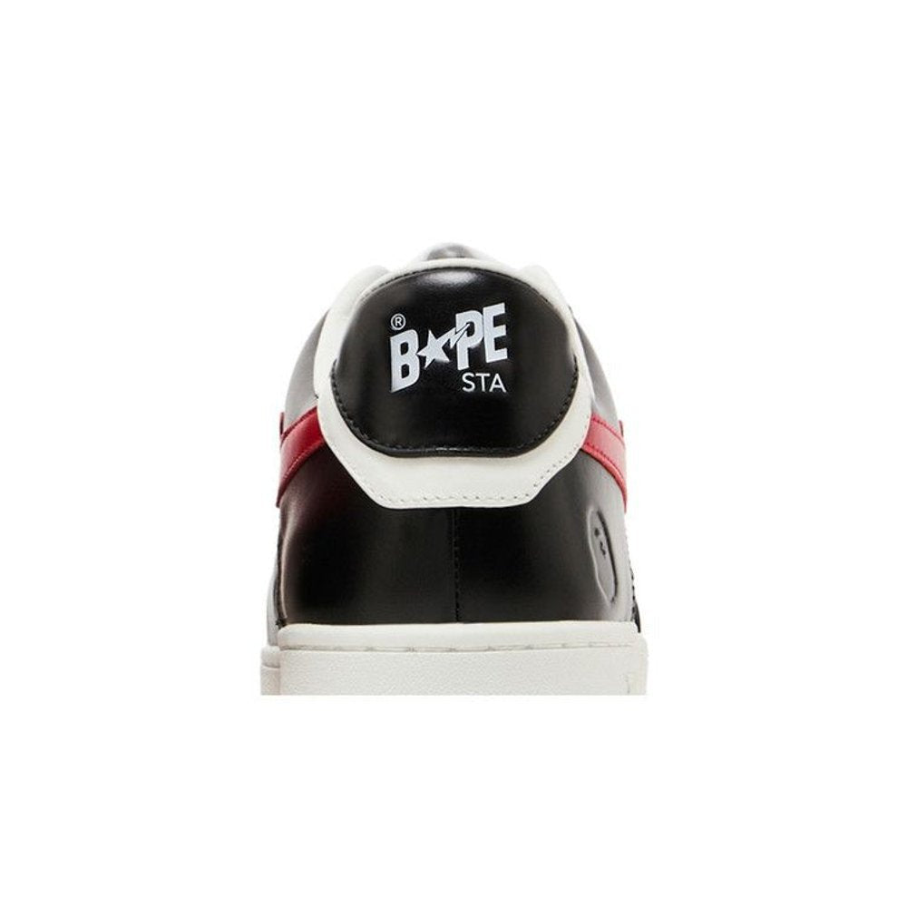 A Bathing Ape Bape Sta #3 M2 White Black Red – detail materiálu | Purekickz