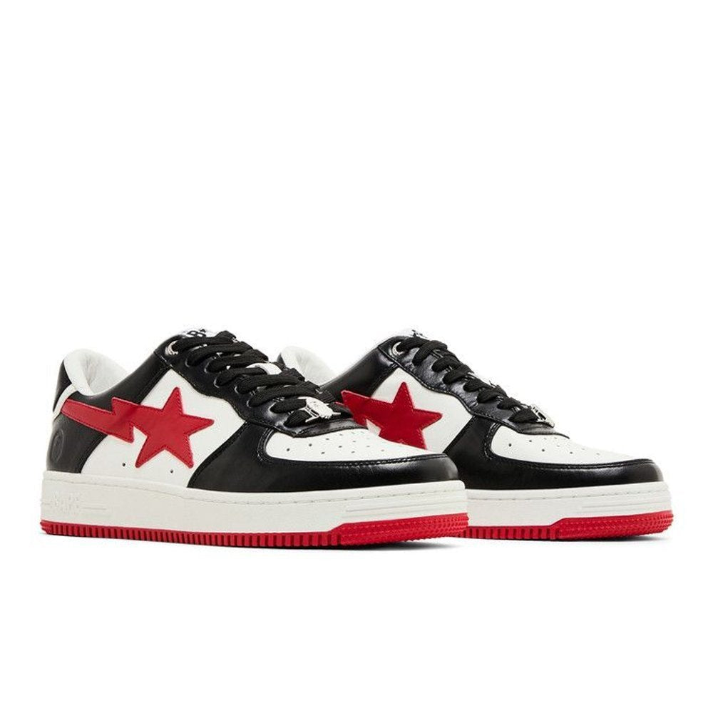 A Bathing Ape Bape Sta #3 M2 White Black Red – lifestyle foto | Purekickz