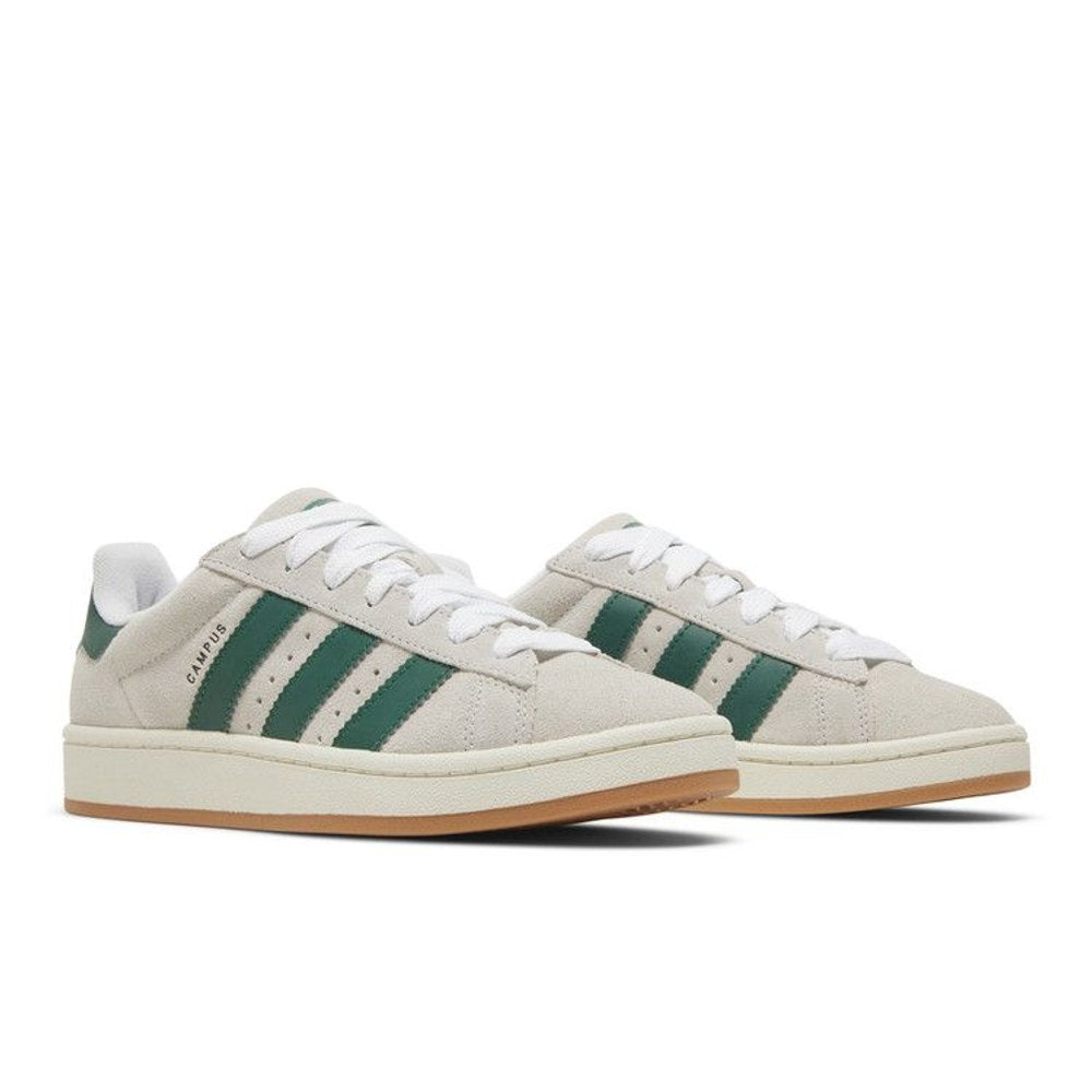 adidas Campus 00s Crystal White Dark Green (W) – lifestyle foto | Purekickz