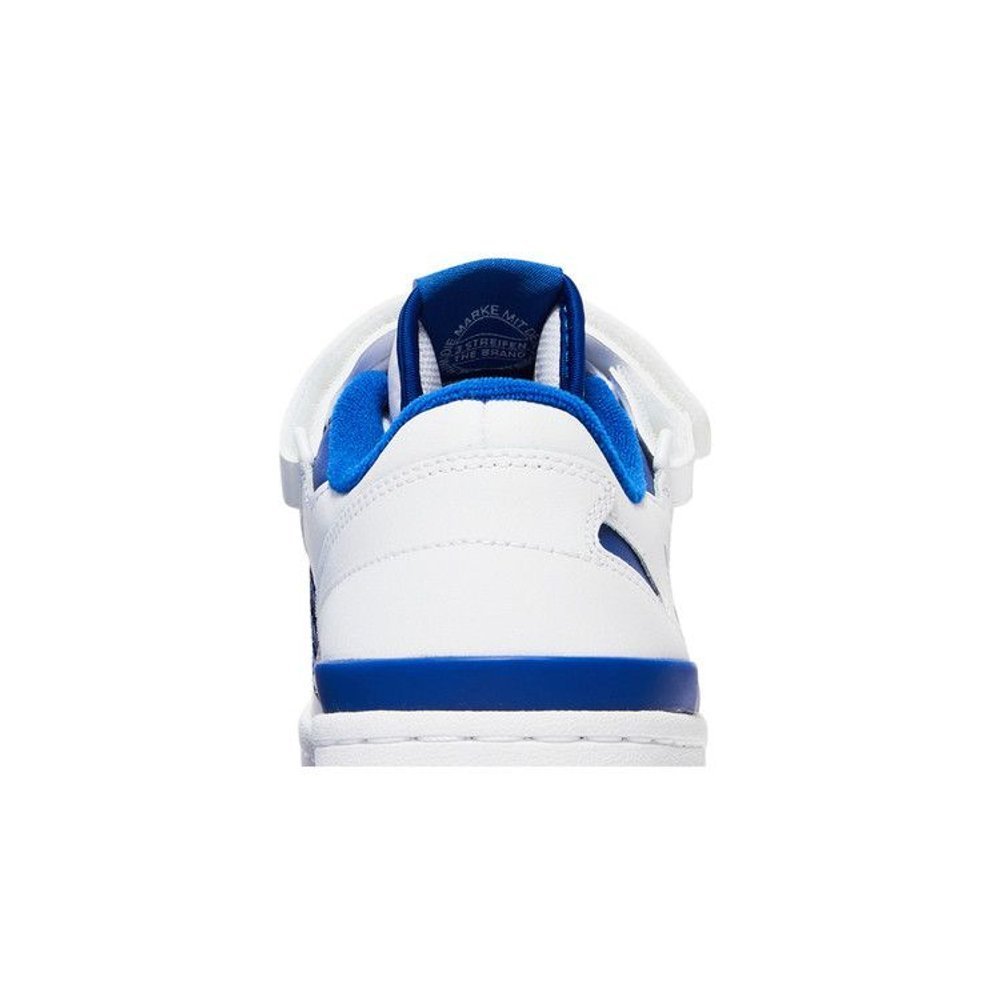adidas Forum Low White Royal Blue (Youth) – detail materiálu | Purekickz