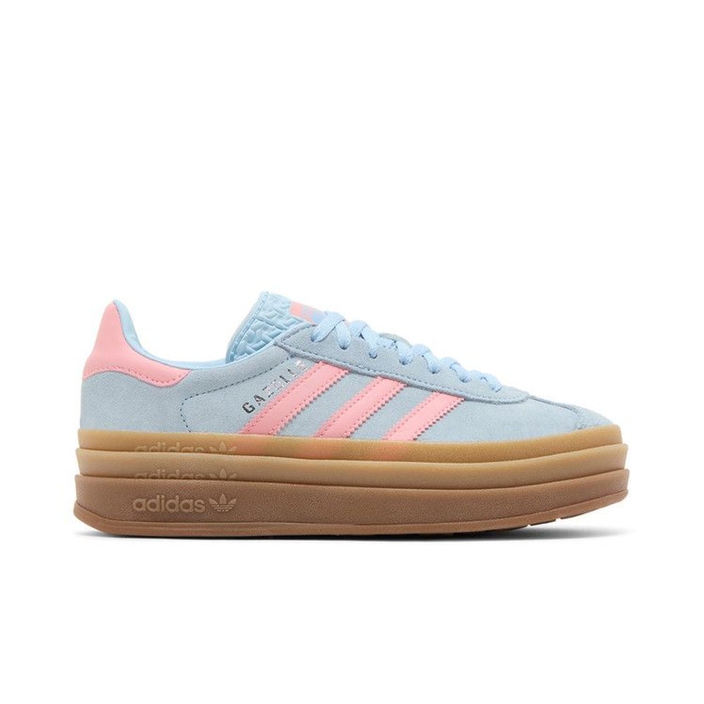 Adidas Gazelle Bold Baby Blue Pink (GS) – boční pohled | Purekickz