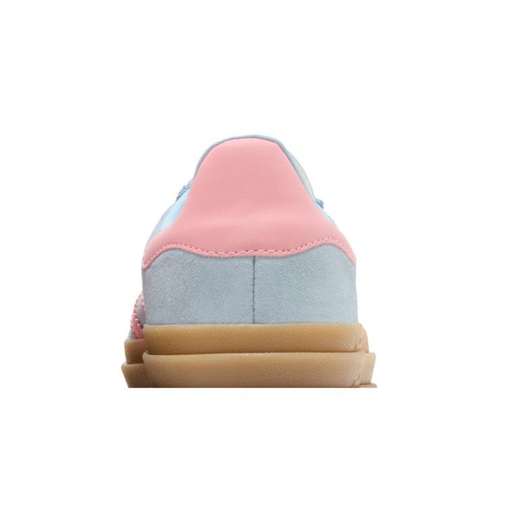 Adidas Gazelle Bold Baby Blue Pink (GS) – detail materiálu | Purekickz