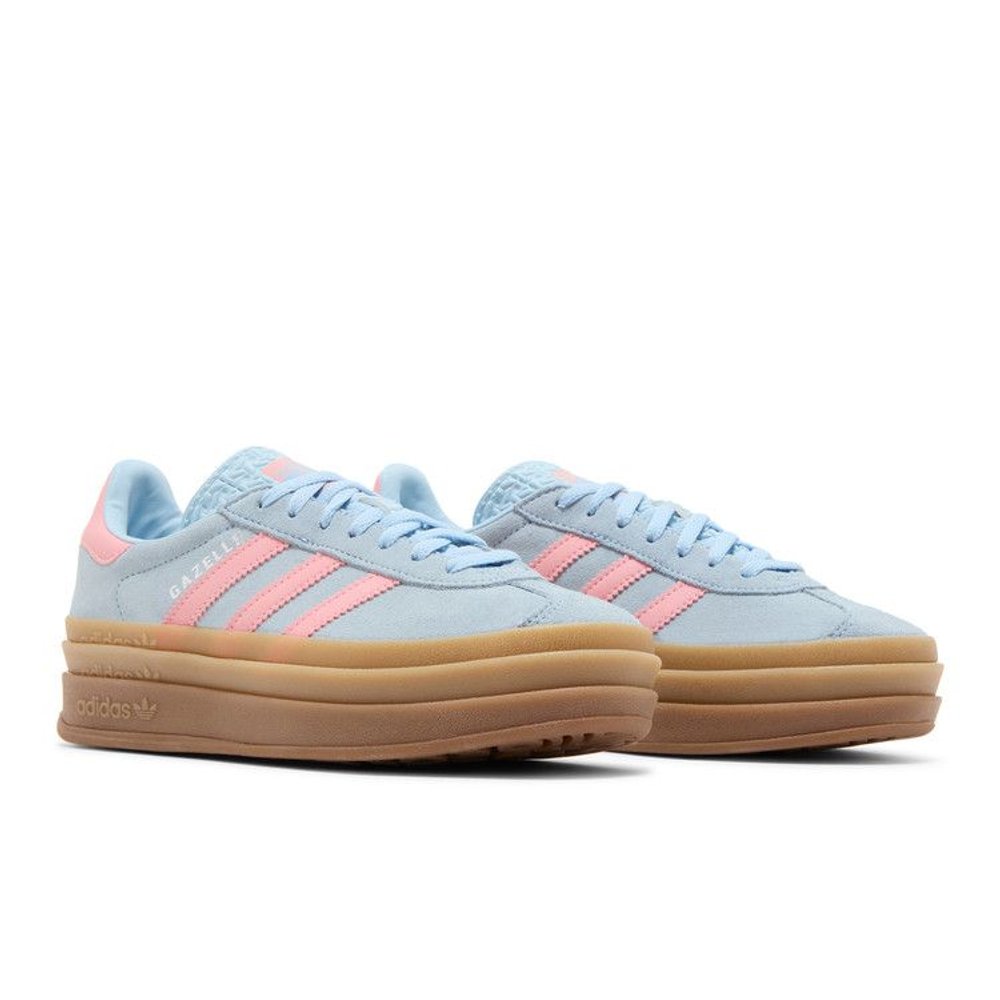 Adidas Gazelle Bold Baby Blue Pink (GS) – lifestyle foto | Purekickz