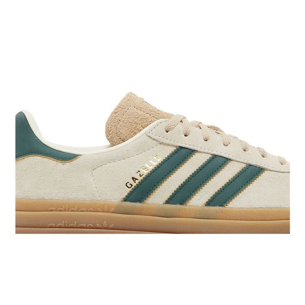 Adidas Gazelle Bold Beige Collegiate Green (W)