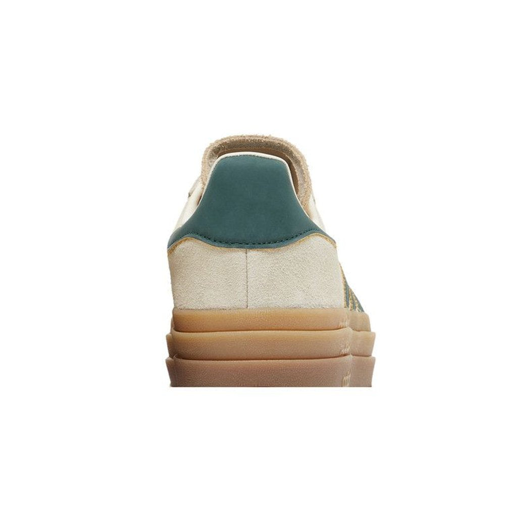 Adidas Gazelle Bold Beige Collegiate Green (W) – detail materiálu | Purekickz
