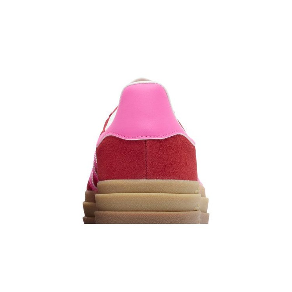 Adidas Gazelle Bold Collegiate Red Pink – detail materiálu | Purekickz