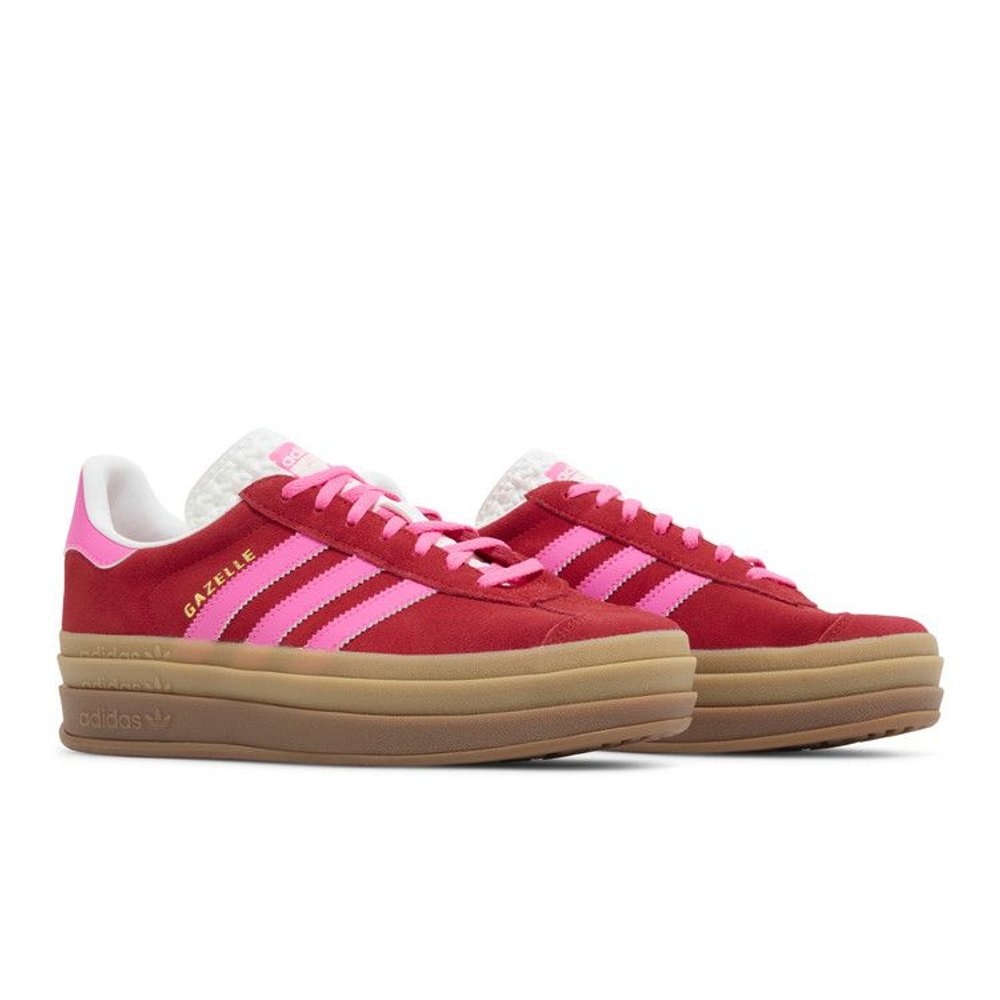 Adidas Gazelle Bold Collegiate Red Pink – lifestyle foto | Purekickz