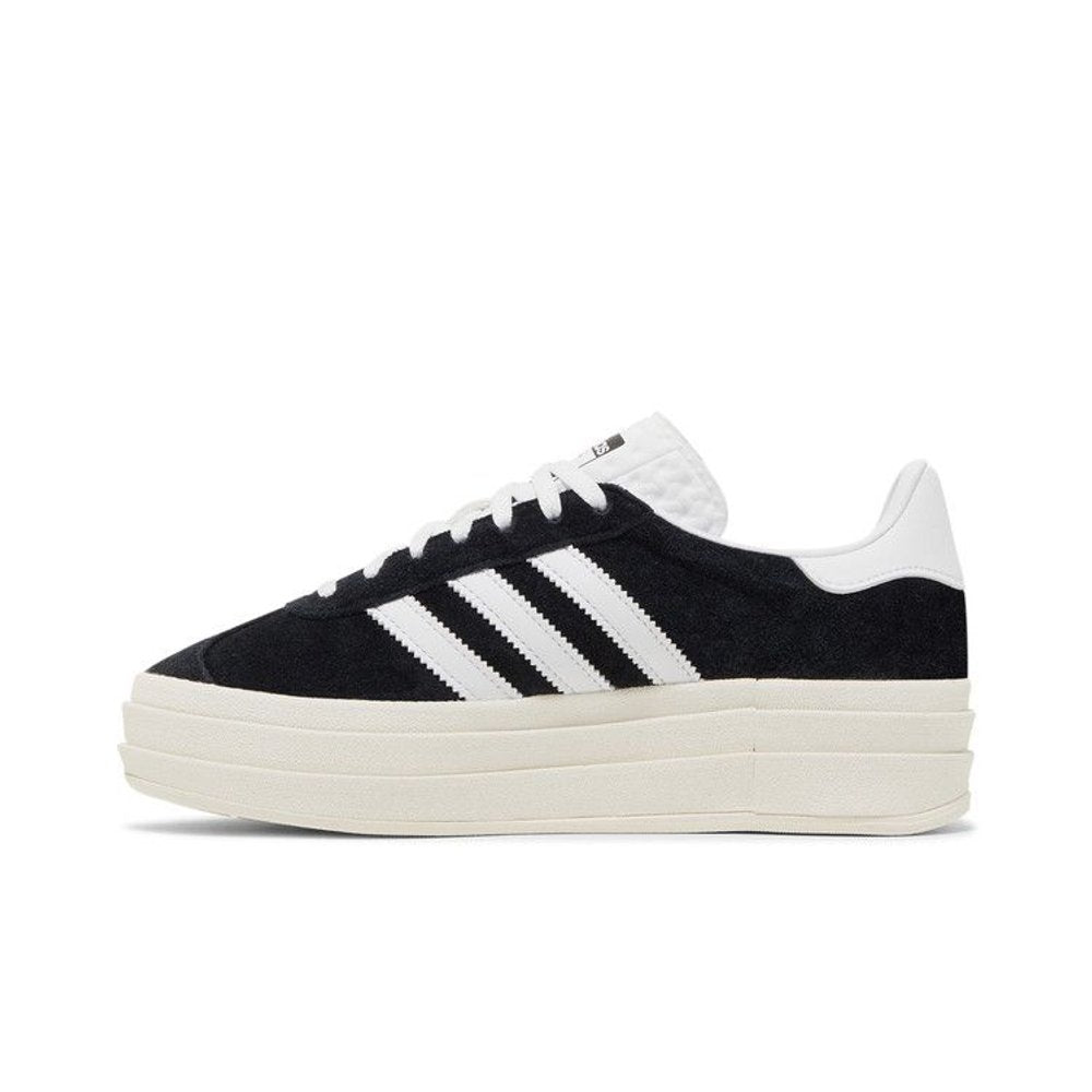 adidas Gazelle Bold Core Black White (Women's) – hlavní pohled | Purekickz