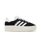 adidas Gazelle Bold Core Black White (Women's) – boční pohled | Purekickz