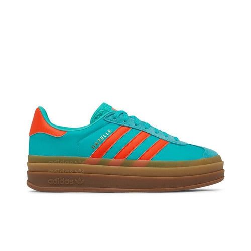 adidas Gazelle Bold Mint Rush Impact Orange – boční pohled | Purekickz
