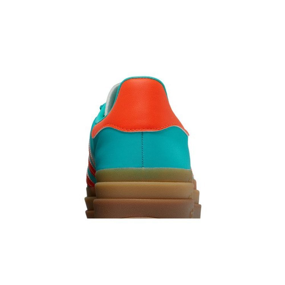 adidas Gazelle Bold Mint Rush Impact Orange – detail materiálu | Purekickz