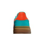 adidas Gazelle Bold Mint Rush Impact Orange – detail materiálu | Purekickz