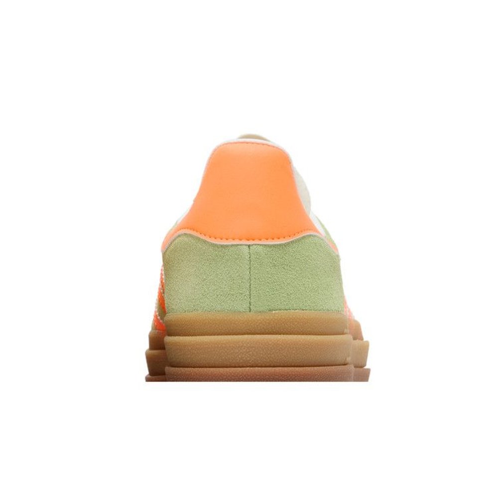 adidas Gazelle Bold Semi Green Spark (W) – detail materiálu | Purekickz