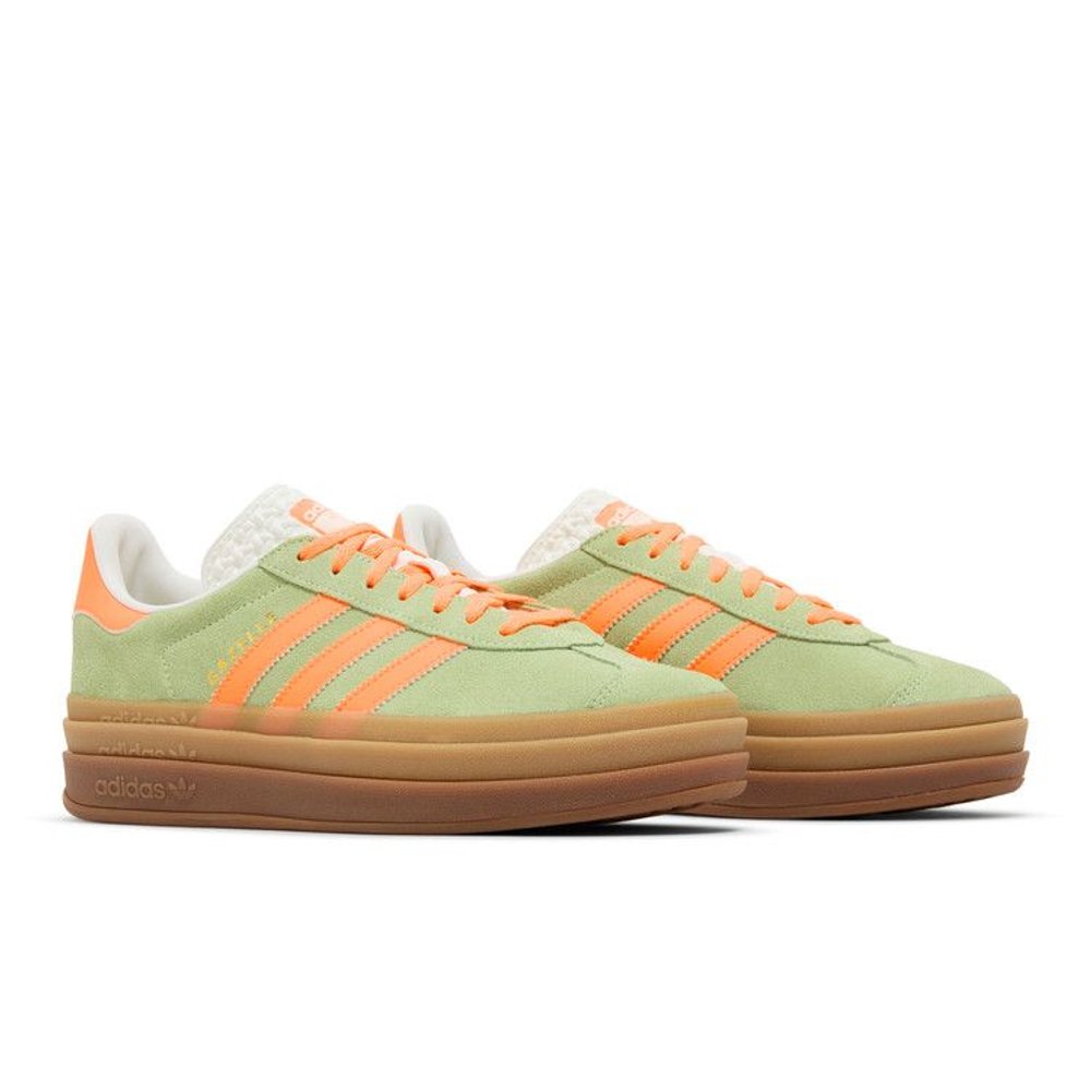 adidas Gazelle Bold Semi Green Spark (W) – lifestyle foto | Purekickz