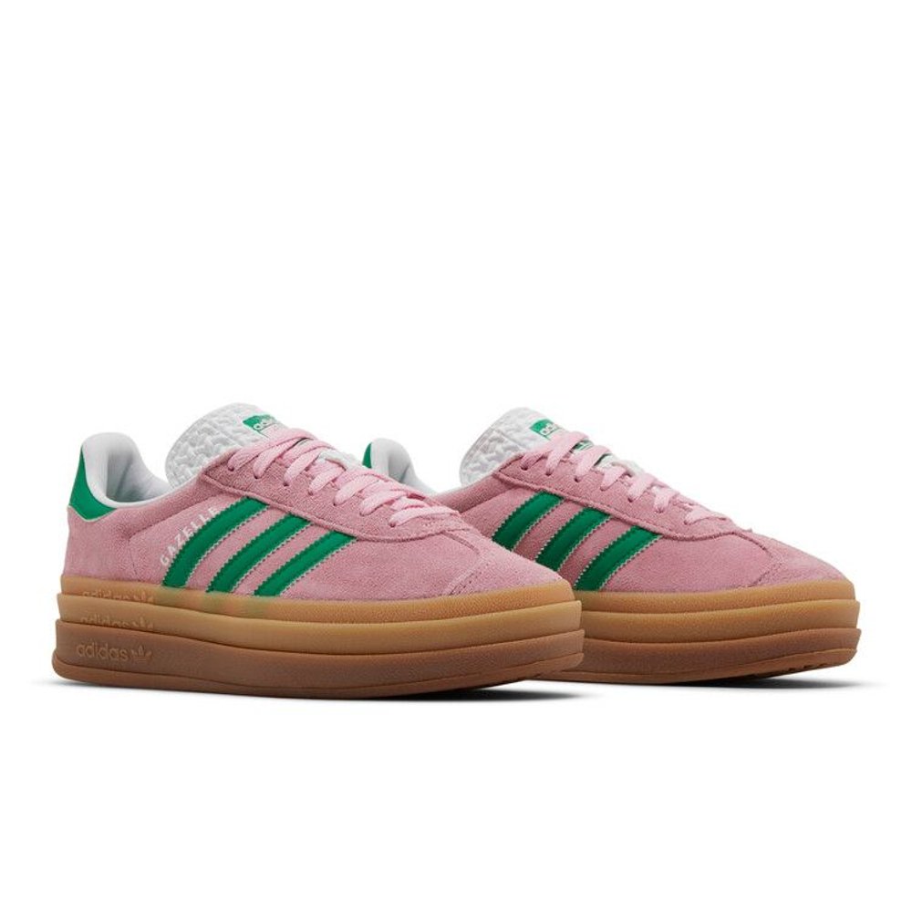 adidas Gazelle Bold True Pink (W) – detail materiálu | Purekickz