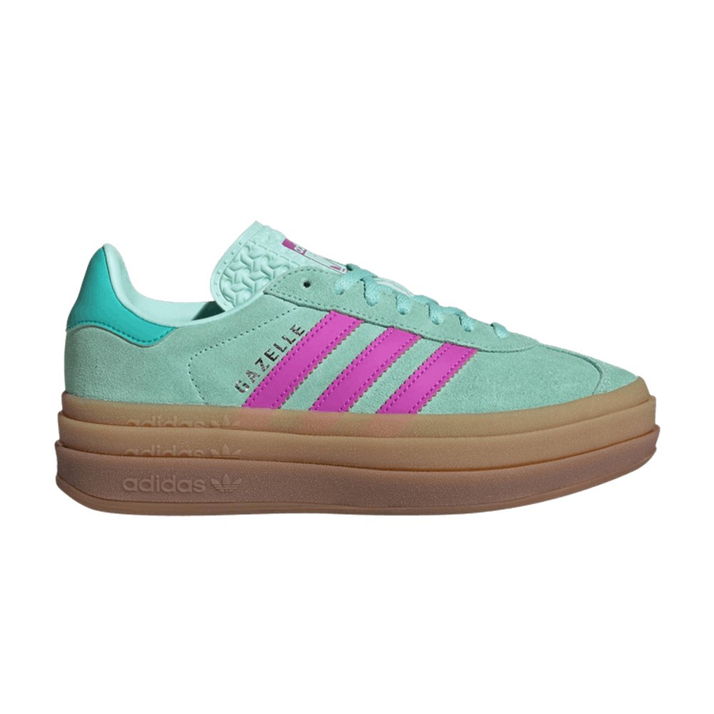Adidas Gazelle Bold Turqoise Pink (GS) – boční pohled | Purekickz