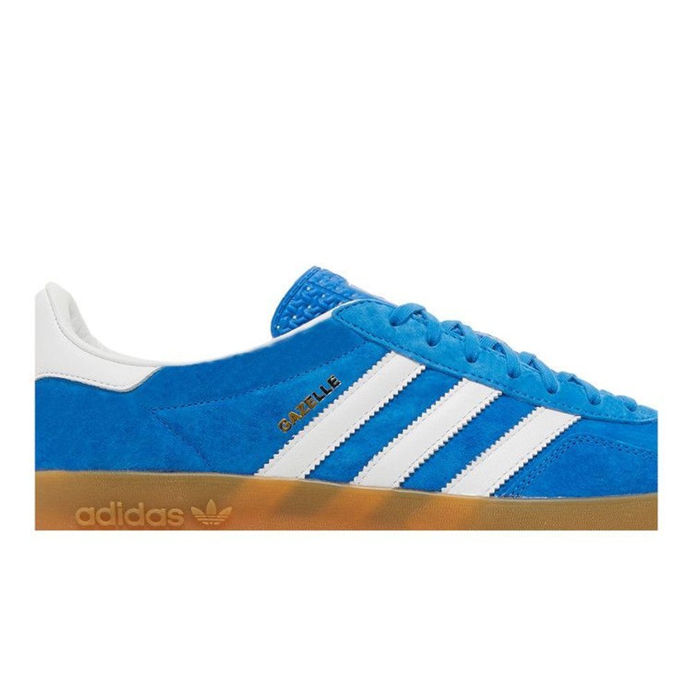 adidas Gazelle Indoor Blue Bird Gum – detail | Purekickz