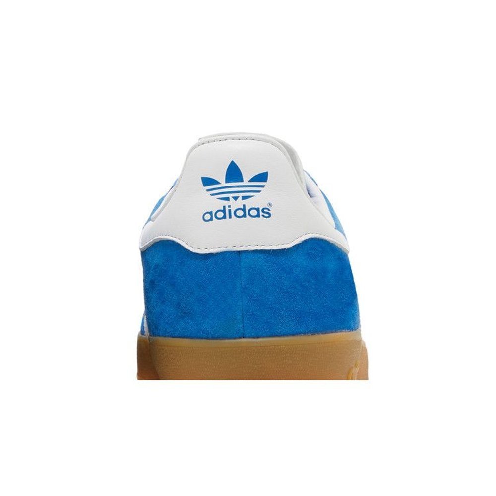 adidas Gazelle Indoor Blue Bird Gum – detail materiálu | Purekickz