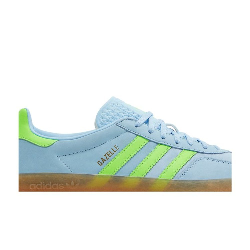 adidas Gazelle Indoor Clear Sky Solar Green (Women's) – detail | Purekickz