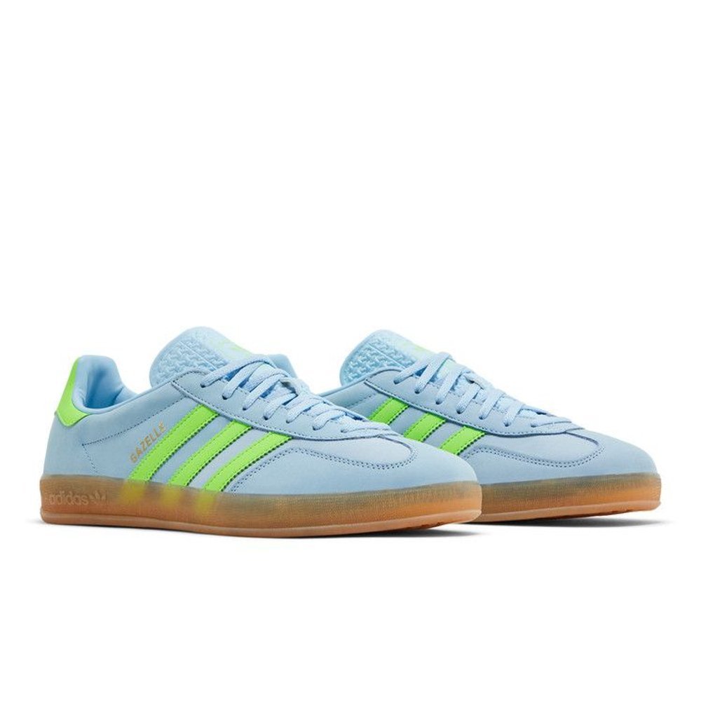 adidas Gazelle Indoor Clear Sky Solar Green (Women's) – lifestyle foto | Purekickz