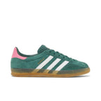 Adidas Gazelle Indoor Collegiate Green Lucid Pink (W) – boční pohled | Purekickz