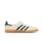 adidas Gazelle Indoor Cream White Collegiate Green Gum – boční pohled | Purekickz