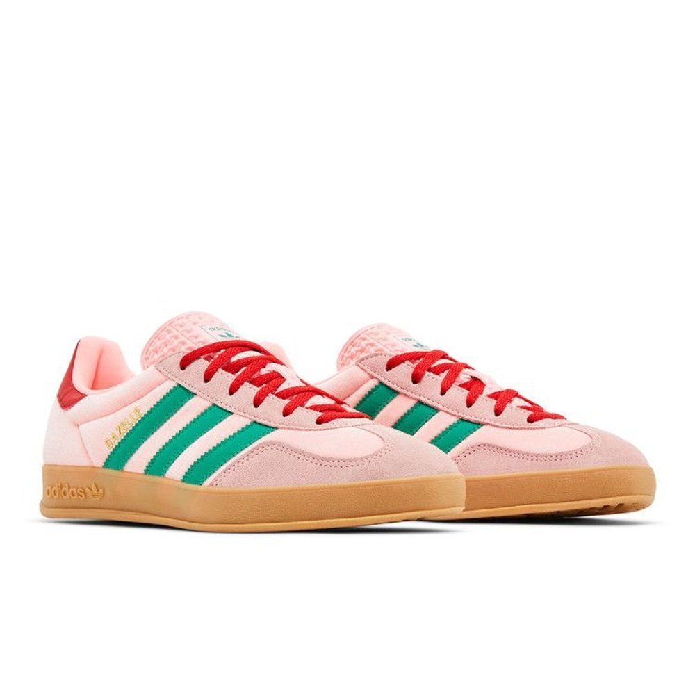 adidas Gazelle Indoor Pink Velvet (Women's) – lifestyle foto | Purekickz