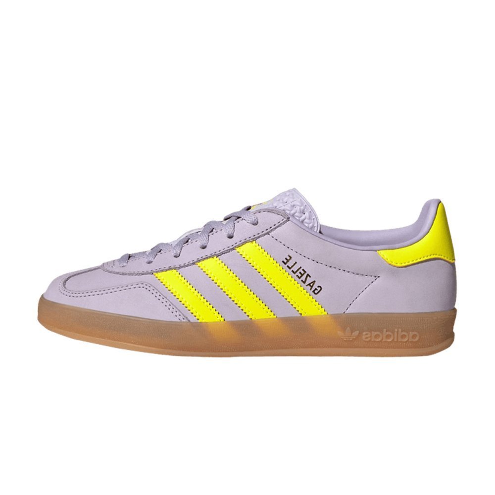 adidas Gazelle Indoor Silver Dawn Solar Yellow – hlavní pohled | Purekickz