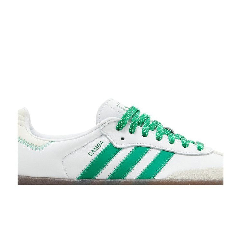 adidas Samba Cloud White Green (Women's) – detail | Purekickz