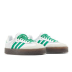 adidas Samba Cloud White Green (Women's) – lifestyle foto | Purekickz