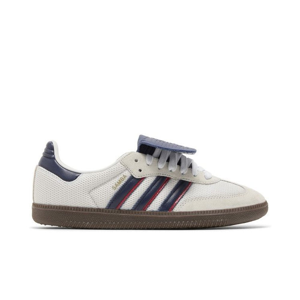 adidas Samba LT Crystal White Dark Blue – boční pohled | Purekickz