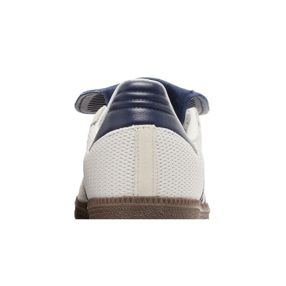 adidas Samba LT Crystal White Dark Blue – detail materiálu | Purekickz