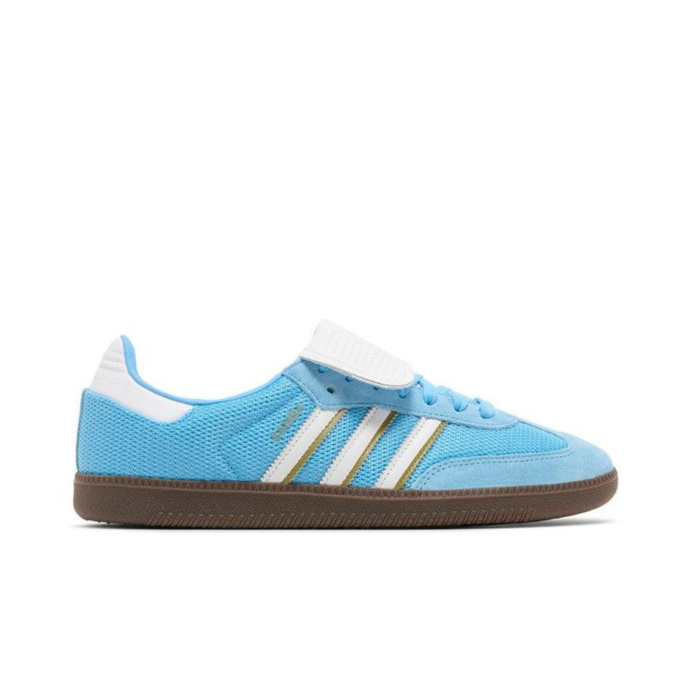 Adidas Samba LT Semi Blue Burst Gum – boční pohled | Purekickz