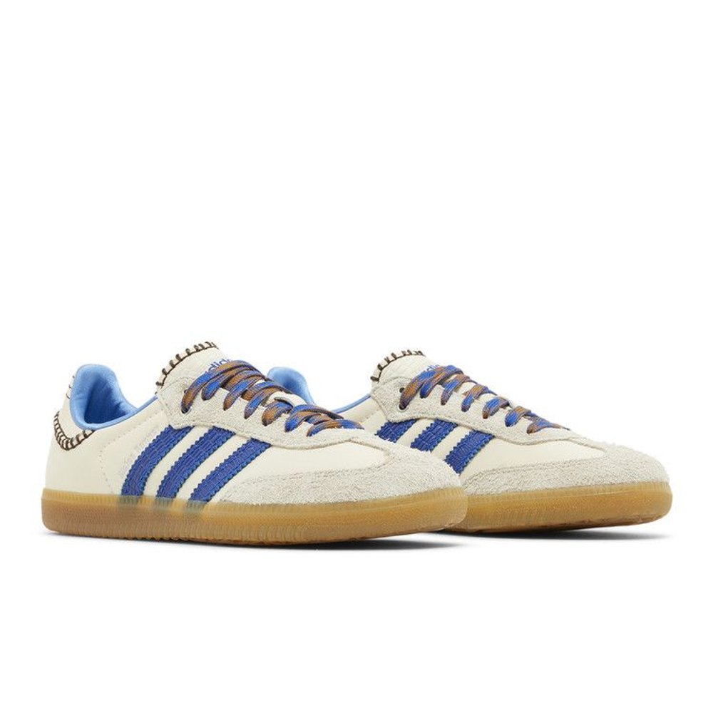 Adidas Samba Nylon Wales Bonner Wonder Clay Royal – detail materiálu | Purekickz