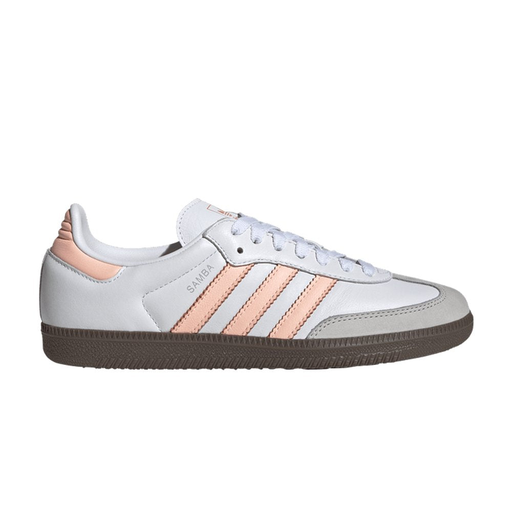 adidas Samba OG Cloud White Clear Orange Semi Coral (W) – hlavní pohled | Purekickz