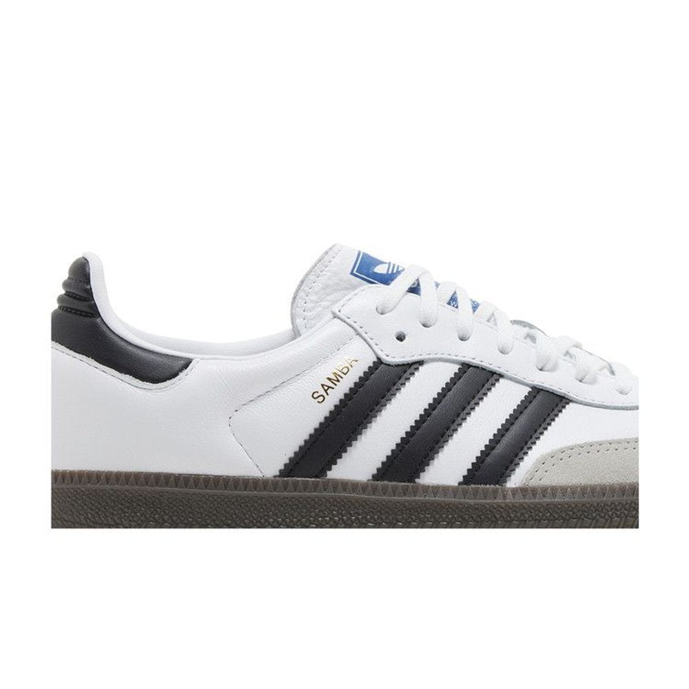 adidas Samba OG Cloud White Core Black (GS) – detail | Purekickz