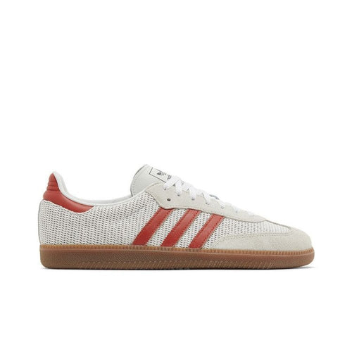 adidas Samba OG Crystal White Preloved Red – boční pohled | Purekickz