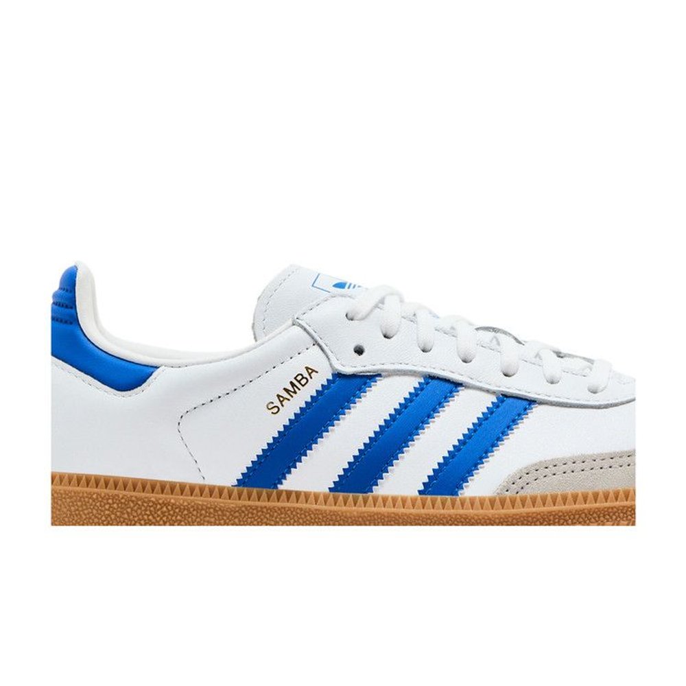 Adidas Samba OG J 'White Blue Gum' – detail | Purekickz