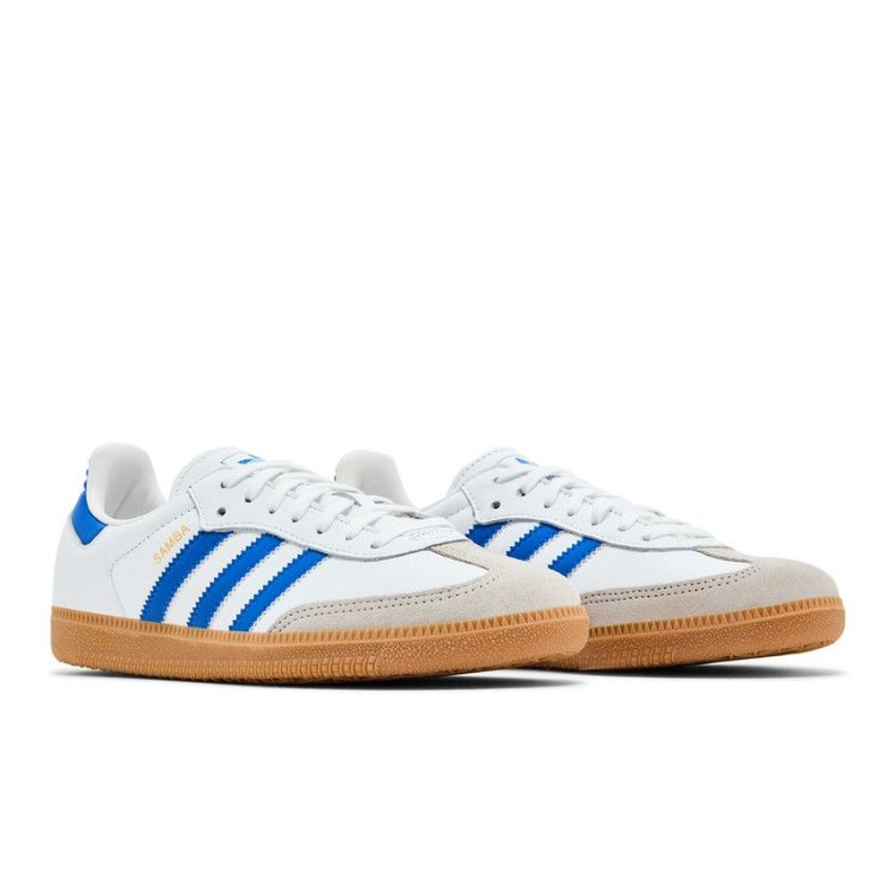 Adidas Samba OG J 'White Blue Gum' – lifestyle foto | Purekickz